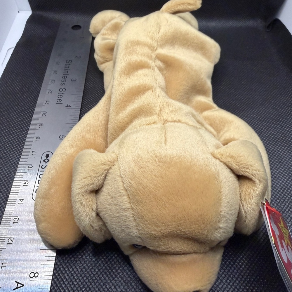 Ty Beanie Baby Fetch Dog 1997 Vintage Plush w/ Tag - Picture 6 of 9